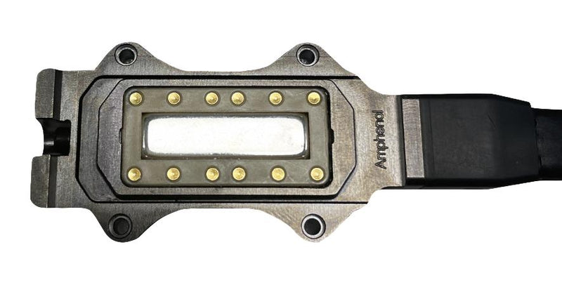 AMPHENOL PCD GLDR06M1M1R00 Magnetic Connector, 6 Contacts, Receptacle, Straight, 5 A