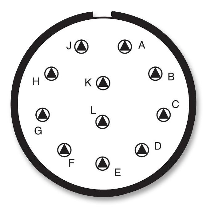 AMPHENOL SOCAPEX D38999/26WG11BA Circular Connector, MIL-DTL-38999 Series III, DS38999/26 Series, Straight Plug, 11 Contacts