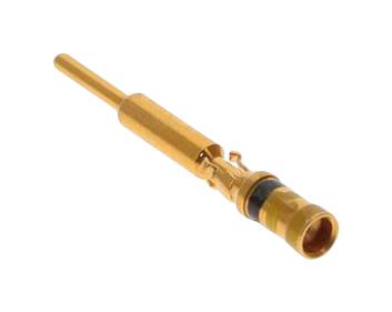 POSITRONIC M39029/34-440 Rectangular Power Contact, SGMC Series, Gold Plated Contacts, Copper Alloy, Pin, Crimp, 28 AWG