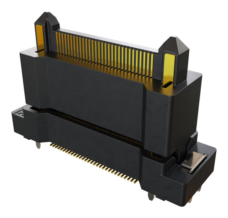 HARWIN F11-20106042R Mezzanine Connector, 4 Pwr Contact, Plug, 0.5 mm, 2 Rows, 64 Contacts