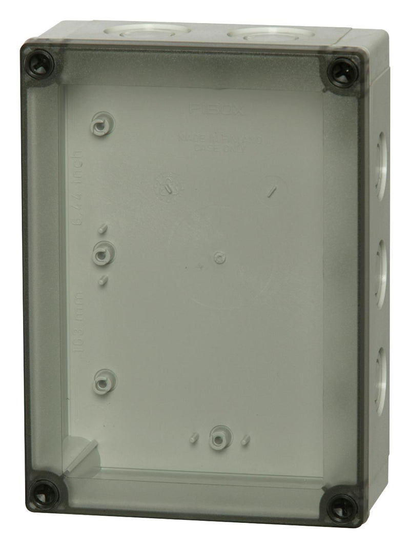 FIBOX PCM 150/100 T ENCLOSURE Plastic Enclosure, Multipurpose, Polycarbonate, 180 mm, 130 mm, 100 mm, IK08, IP66, IP67