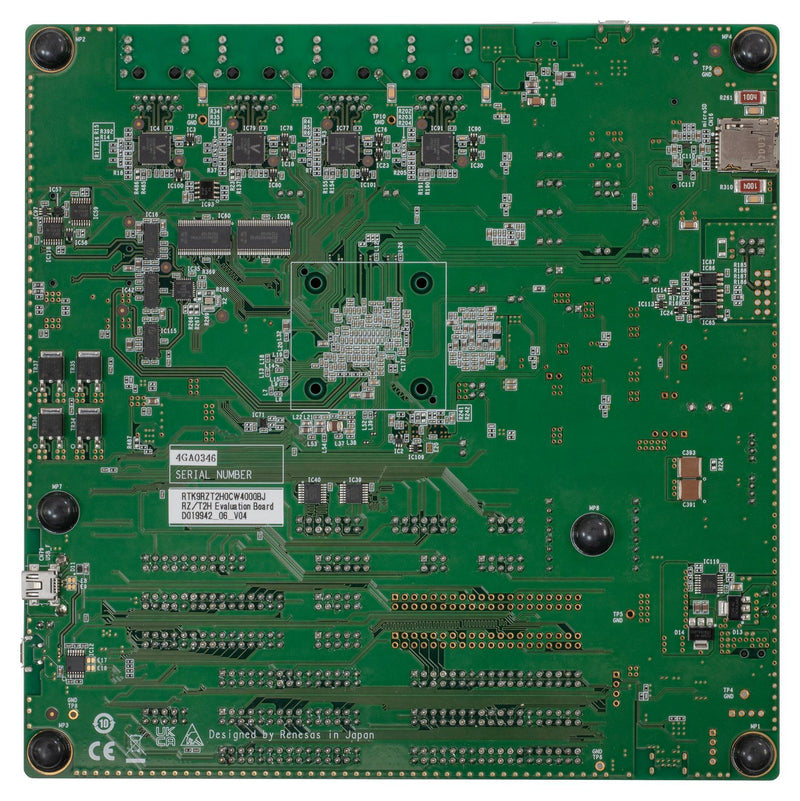 RENESAS RTK9RZT2H0S00000BJ Evaluation Board, R9A09G077M44GBG, ARM Core, 32/64bit, Cortex-A55, Cortex-R52