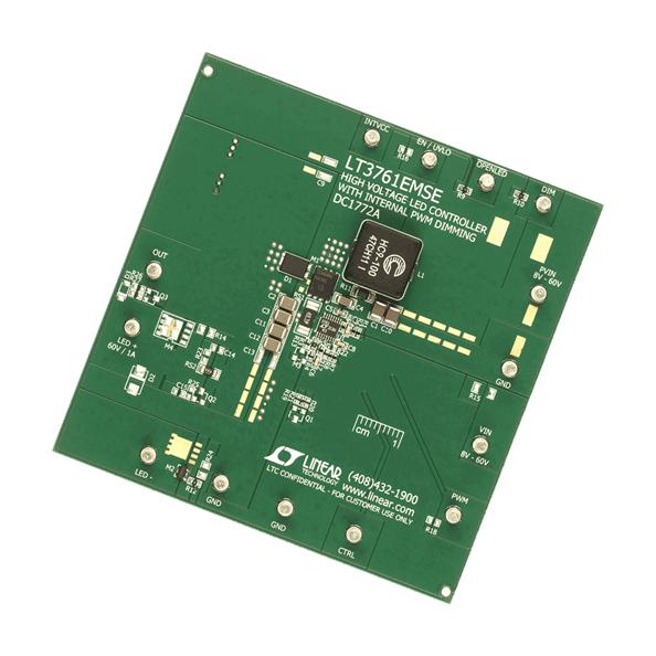 ANALOG DEVICES DC1772A Demonstration Board, LT3761EMSE, Analogue, PWM, 8 to 60V in, 60V/1A Out