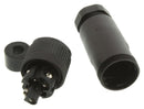 TURCK B 8151-0/PG9 SENSOR CONNECTOR, M12, RCPT, 5POS, CABLE