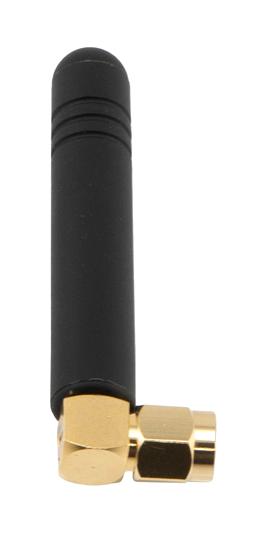 L-COM HG72703RDR90-SM RF Antenna, 2.5 to 2.7GHz, 4G / 5G / Bluetooth / Cellular / IoT / ZigBee / Z-Wave, 2dBi, 50 ohm