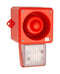 CLIFFORD AND SNELL 245285 Audio/Visual Signal Device, Flashing, Transparent, 112 dBA, 24 VDC, Cable, IP66