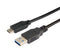 L-COM CAU31CA-2M USB Cable, Type A Plug to Type C Plug, 2 m, 6.6 ft, USB 3.0, Black