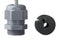 HYLEC K345-1025-00 Cable Gland, M25 x 1.5, 3 mm, 8 mm, Nylon 6 (Polyamide 6), Light Grey, IP65