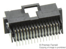 AMP - TE CONNECTIVITY 5-104069-5 Pin Header, Right Angle, Board-to-Board, 1.27 mm, 2 Rows, 30 Contacts, Through Hole Right Angle