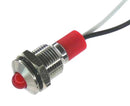 OSHINO LAMPS PL10SL126 LED Panel Mount Indicator, 520nm, 140 deg, Green, 240 V, 10 mm, 20 mA, 2.2 cd, IP67