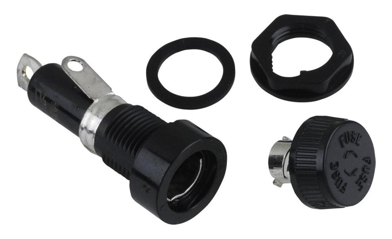 EATON ELECTRONICS BK/HKP-R FUSE HOLDER, 6.3 X 32MM, PANEL MOUNT