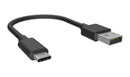 AMPHENOL COMMUNICATIONS SOLUTIONS 10165793-Z0050YBLF USB Cable, Type A Plug to Type C Plug, 500 mm, 19.7 ", USB 2.0, Black