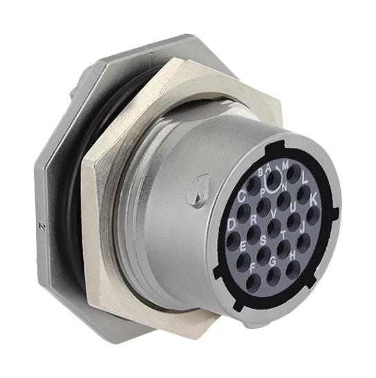 SOURIAU-SUNBANK / EATON UT0X71419P Circular Connector, Circular Industrial, UT0X Series, Jam Nut Receptacle, 19 Contacts