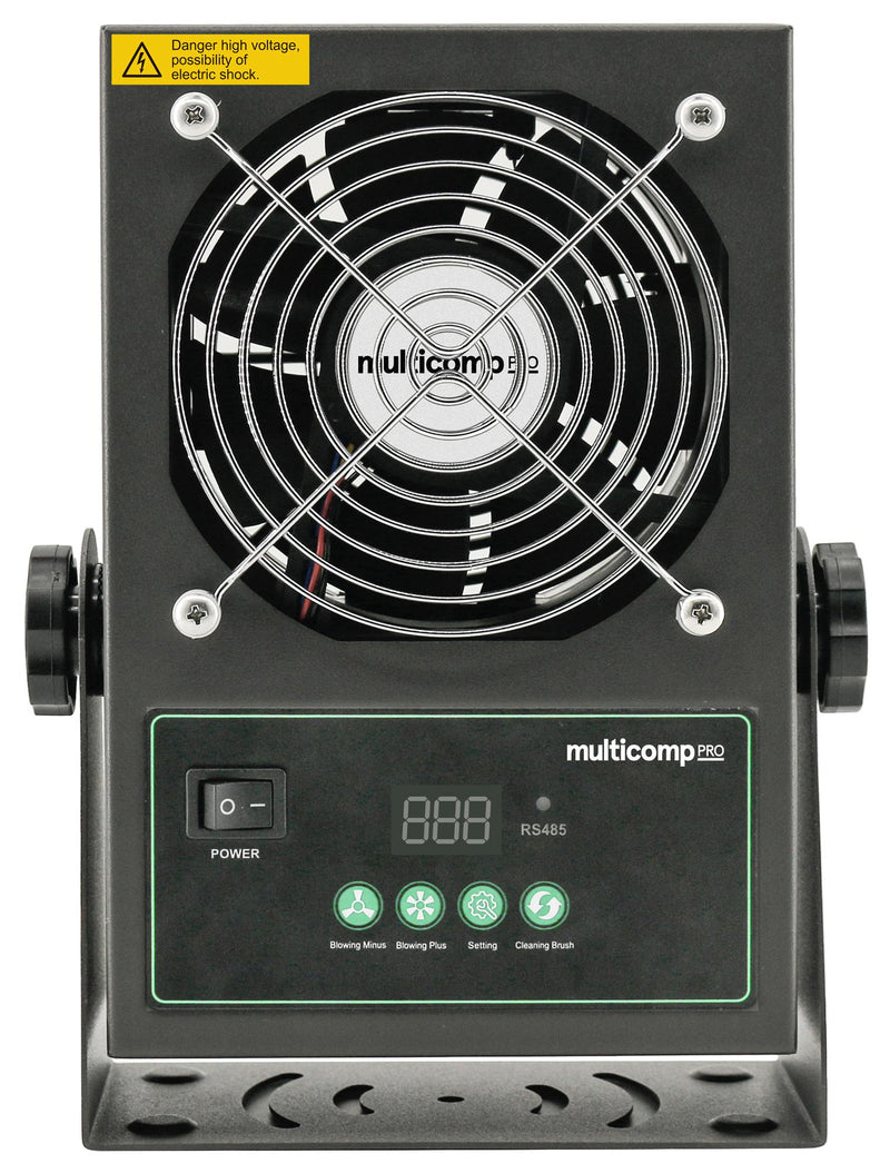 MULTICOMP PRO MP741064 Static Eliminator AC Ion Fan, Benchtop, Remote Control, 240V, 20W