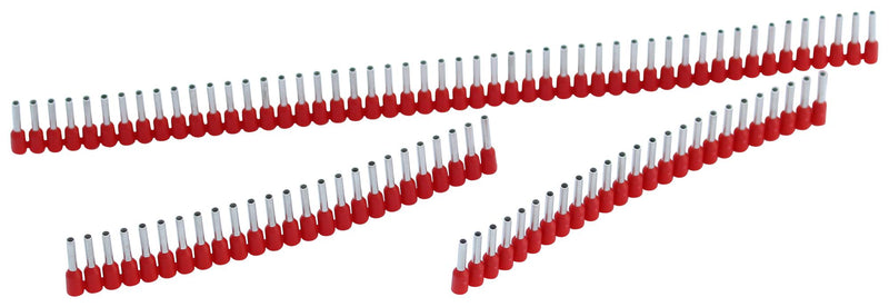 JOKARI 60110 End Sleeve Strip for use with Stripping & Crimping Pliers, Red