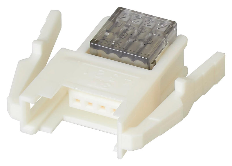 3M 37B04-C206-WP0 MB IDC Connector, 24-20 AWG, IDC Receptacle, Female, 2 mm, 1 Row, 4 Contacts, Cable Mount, Panel Mount