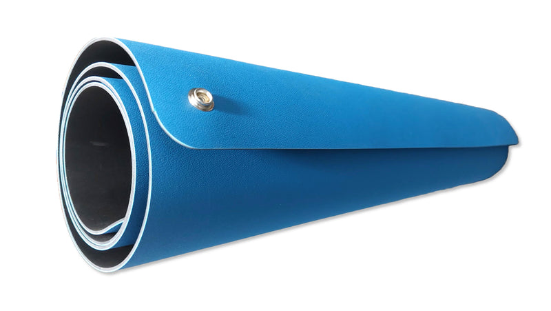 MULTICOMP PRO MP013806 ESD Dissipative Mat, 2 10mm Snap Studs, Rubber, Blue, 1.2m L x 600mm W