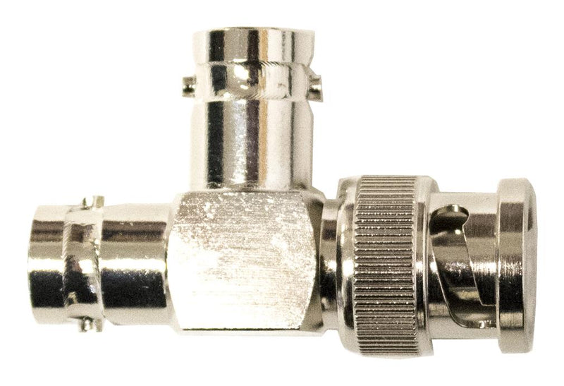 MUELLER ELECTRIC BU-P4896 RF / Coaxial Adapter, BNC, Jack, BNC, Jack, Plug, Tee Adapter, 50 ohm