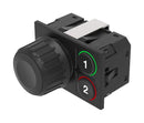 EAO K09-11.000006 Keypad, Symbol - 1, 2, J1939, In-Cabin Rotary, 09 Series, 1 x 2