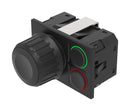 EAO K09-31.000002 Keypad, Symbol - Blank, CANopen, In-Cabin Rotary, 09 Series, 1 x 2