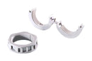 PFLITSCH 1420/232UGGM Locknut, Grey, M32 x 1.5, Nylon 6.6 (Polyamide 6.6), 12 mm, Uni-Dicht Split Series