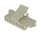 SAMTEC ISS1-09-L Connector Housing, w/Latch, White Nylon, 1Row, MicroMate ISS1 Series, Receptacle, 9 Ways, 2.54 mm