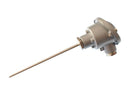 LABFACILITY RCA-S4B-6.0-300-B-PR9 RTD Sensor, Probe with Leads, Class B, -50 °C, 450 °C, 100 ohm, Platinum