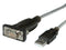 ROLINE 12.02.1163 Smart Cable, 1.8 m, USB to RS232 Converter, D Sub 9 Position Plug