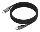ANSMANN 1700-0186 USB Cable, Type C Plug to Type C Plug, 1.2 m, 3.9 ft, Black