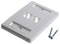 BELDEN AX101433 INTERFACE PLATE, PLASTIC, 2 MOD, WHITE
