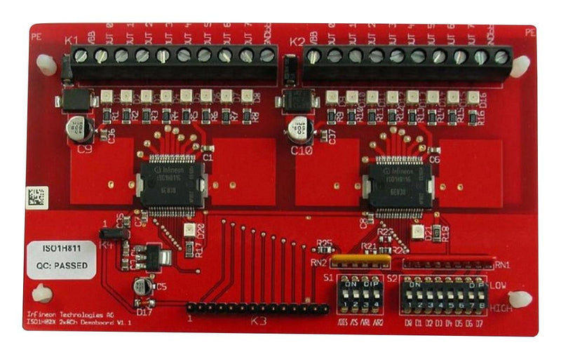 INFINEON EVALISO1H811GTOBO1 Evaluation Board, ISO1H811G, High Side Switch, Power Management - Load Switch SP000788824