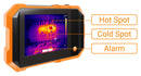 TESTO TESTO 862-2 Thermal Imager, Pocket Size, -10 °C, 550 °C, 256 x 192, 0.05 K, 56° x 42°, 200 mm