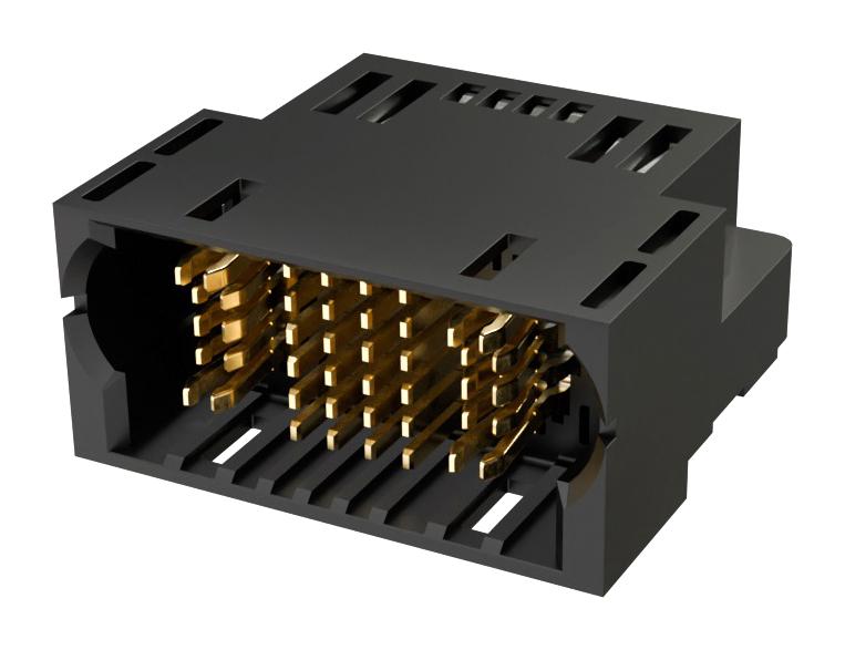 AMPHENOL COMMUNICATIONS SOLUTIONS 10169891-240000SLF RECT PWR CONN, R/A HEADER, 24S+2P, PCB
