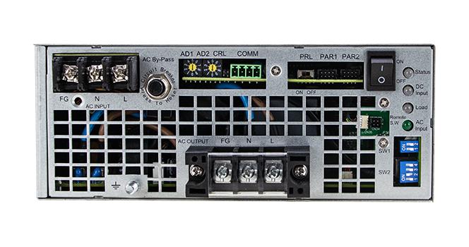 MEAN WELL NTN-5K-224 DC/AC Inverter, ITE, Household & Railway, 24 VDC, 1 Outlets, 230 VAC, 5 kW, NTN-5K Series