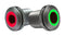 Lascar CTL-SW-LC CTL-SW-LC Touchless Switch Infrared NC LED 40mm Green Red 24 VDC Aluminium Alloy New