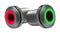 Lascar CTL-SW-LO CTL-SW-LO Touchless Switch Infrared NO LED 40mm Green Red 24 VDC Aluminium Alloy New