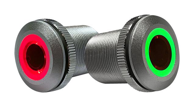 Lascar CTL-SW-LO CTL-SW-LO Touchless Switch Infrared NO LED 40mm Green Red 24 VDC Aluminium Alloy New