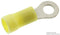 AMP - TE CONNECTIVITY 2-34854-1 Ring Tongue Terminal, M5, #10, 10 AWG, 6 mm&sup2;, PLASTI-GRIP, Yellow