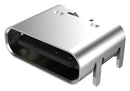 GCT USB4125-GF-A-0190 USB Connector, 3A, 48V, 1.9mm, USB Type C, Receptacle, 6 Ways, Surface Mount, Through Hole Mount
