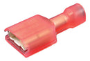 TE CONNECTIVITY - AMP 2-520184-4. TERMINAL, FEMALE DISCONNECT, 6.35MM, RED