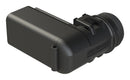 AMPHENOL SINE/TUCHEL ATBS-258-0205 BACKSHELL, 2POS RCPT CONN, 90DEG, BLACK