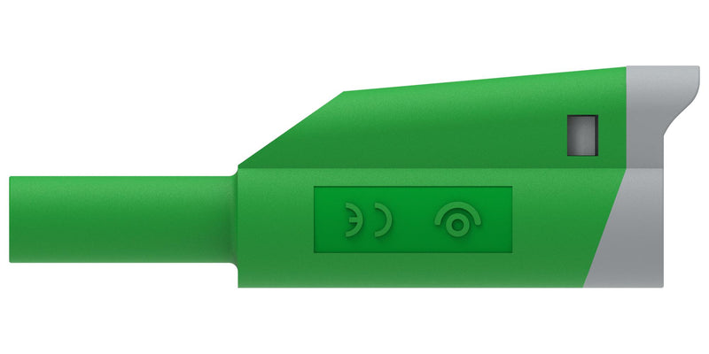 MULTICOMP PRO MP771107 Banana Test Lead, 4mm Banana Plug, Stackable, 4mm Stackable Banana Plug, 2.32 ", 59 mm, Green