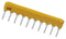 BOURNS 4610X-AP1-103LF RESISTOR, BUS RES N/W, 9, 10KOHM, 2%, SIP