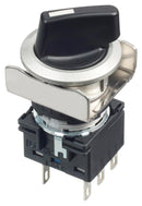 IDEC LB6MS-2LT6 Rotary Switch, 2 Position, 2 Pole, 90 &deg;, 5 A, 250 V, LB