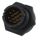 AMPHENOL LTW BU-12PMMS-LC7001. CIRCULAR CONNECTOR, PLUG, 12 POSITION, PANEL