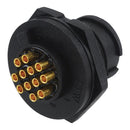 AMPHENOL LTW BU-12PMMS-LC7001. CIRCULAR CONNECTOR, PLUG, 12 POSITION, PANEL