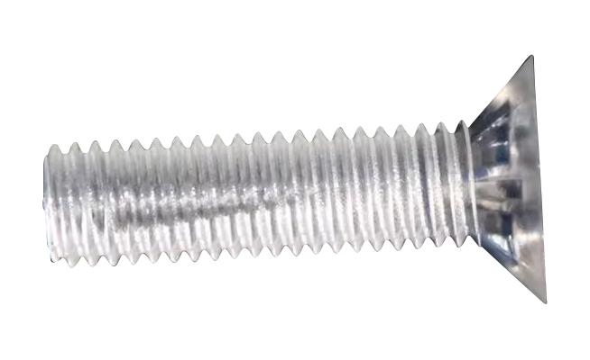 MULTICOMP PRO MP013022 Screw, Flat / Countersunk Head Phillips, M5, PC (Polycarbonate), 12 mm Length