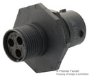AMPHENOL LTW M12A-04PFFS-SH8001 Sensor Connector, 4 Pole, M12, Receptacle, M Series, M12, Female, 4 Positions, Solder Socket