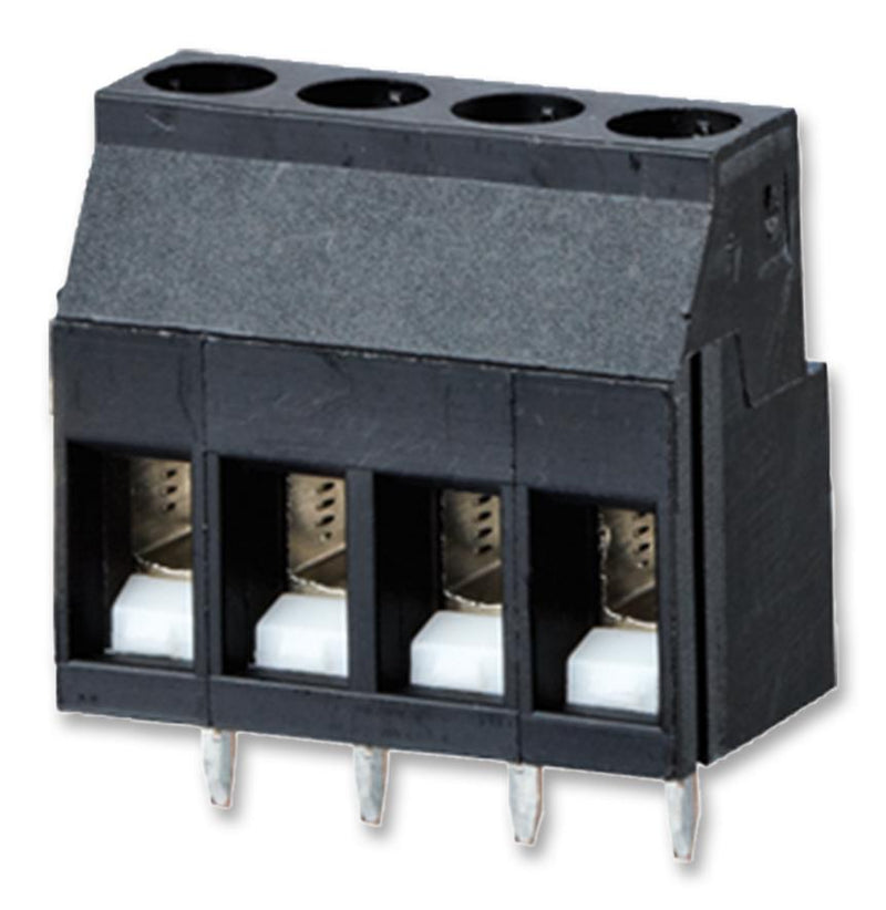 METZ CONNECT 31072104 Wire-To-Board Terminal Block, 5 mm, 4 Ways, 22 AWG, 12 AWG, 2.5 mm&sup2;, Screw