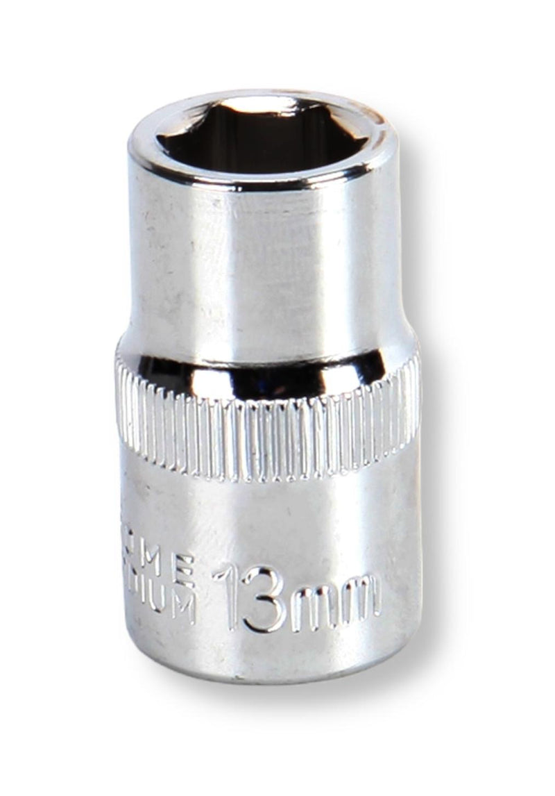 MULTICOMP PRO MP12-CRV13 Socket, Hex, 13mm, 1/2" Drive Size, Chrome Vanadium, DIN3120